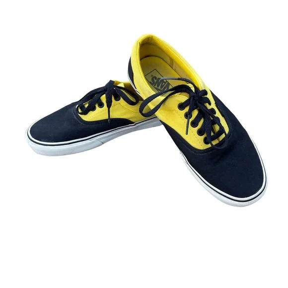 Vans Era Pro Low Top Mens Off The Wall Canvas Black and Yellow Sneakers Size 9 - Picture 1 of 9